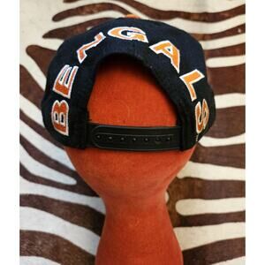 Vintage Cincinnati Bengals Apex One Blockhead SnapBack Hat Cap NFL 90s